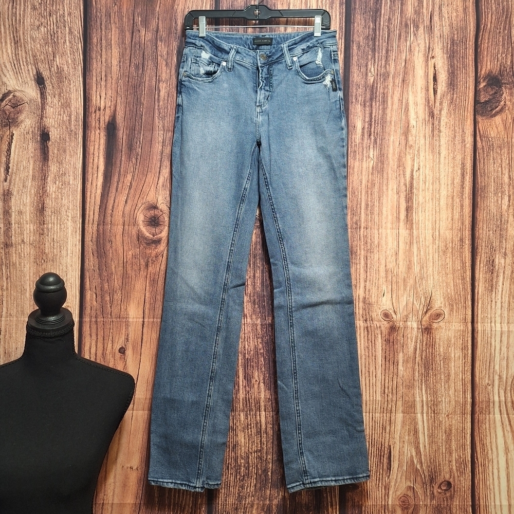 Silver Jeans Women's Slim Boot Cut Blue Size 28/L33